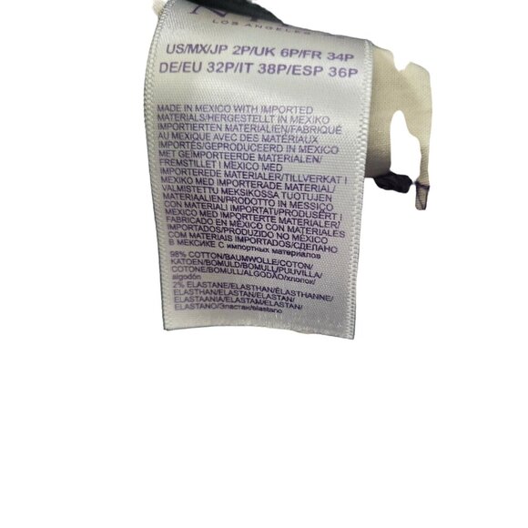 NYDJ Marilyn Crop Cuff Black Premium Denim Lift Tuck Jeans Size 2P-NEW (36) - Picture 12 of 12